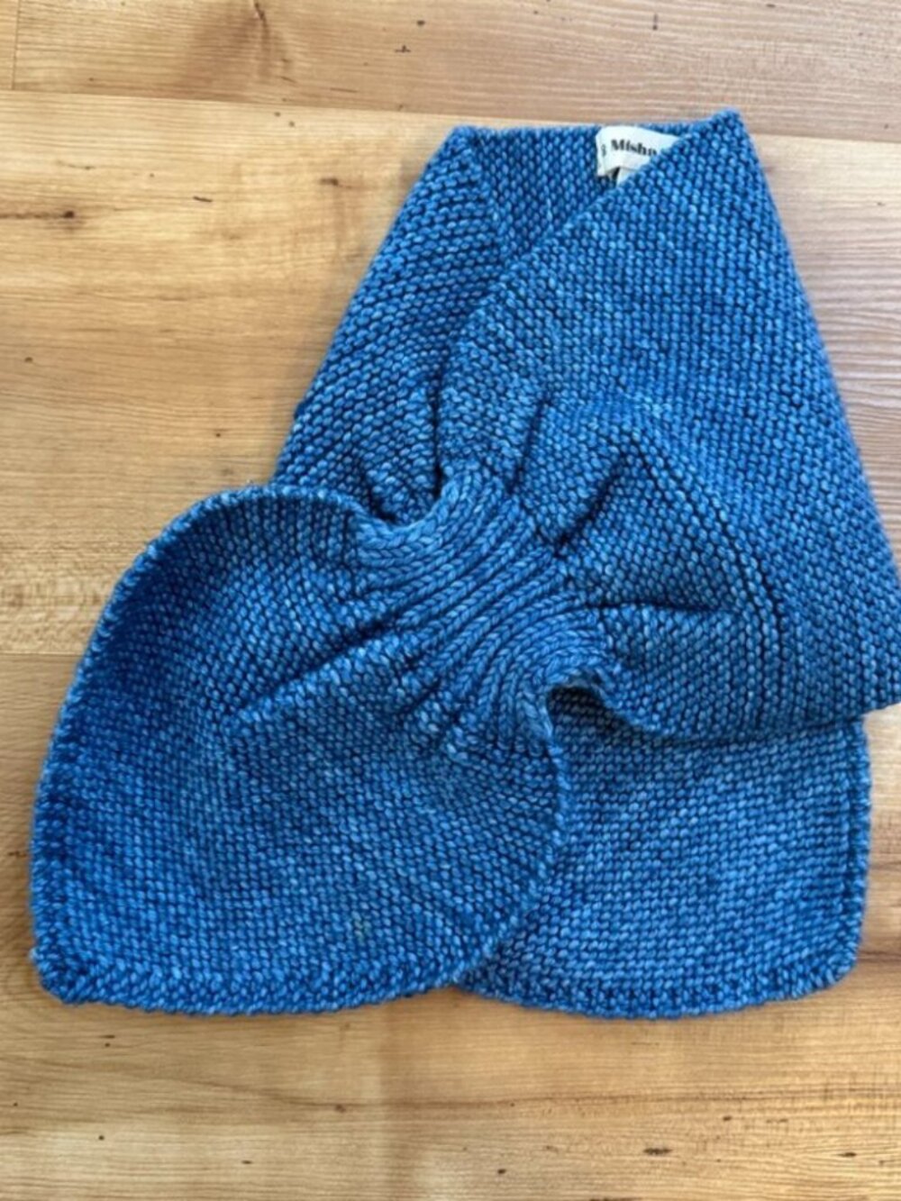 Misha and Puff Cobalt Sledding Scarf, adult